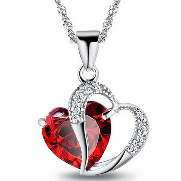 Crystal Heart Necklace