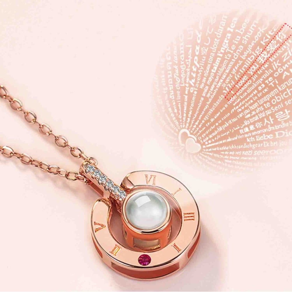 See Through Circle Necklace