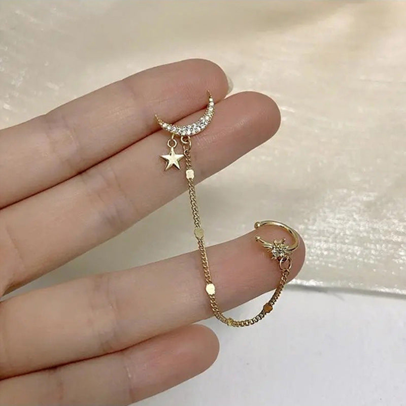 Crescent Moon Earring