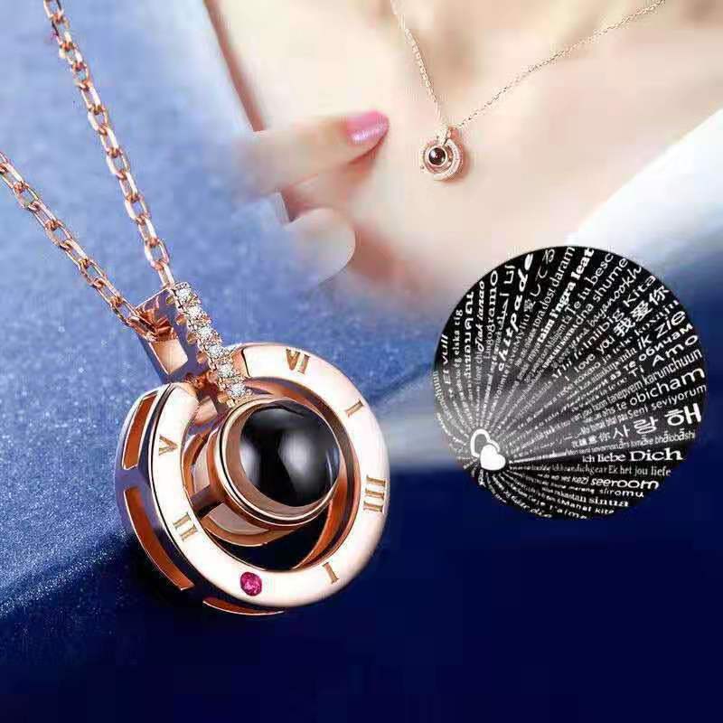 See Through Circle Necklace