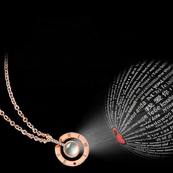 See Through Circle Necklace