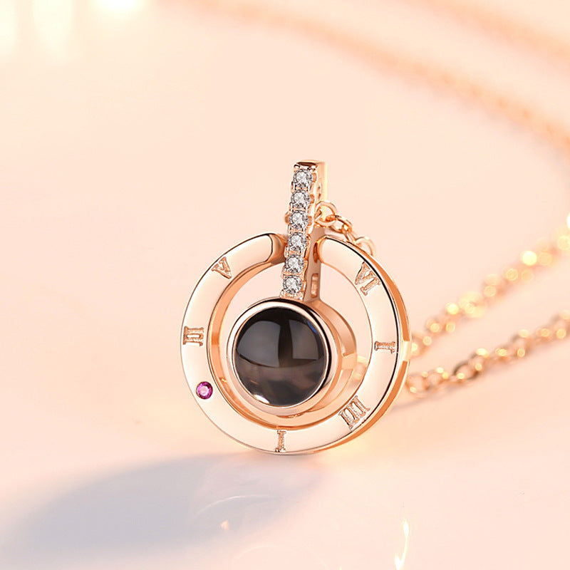 See Through Circle Necklace